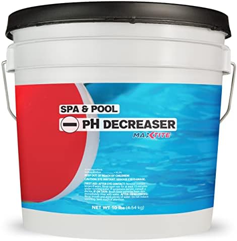 Reductor pH piscina spa 10lb cubo con tapa