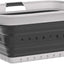 Cesta lavandería plástico plegable 42L 11gal blanco/gris