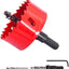 Cortador agujeros HSS 1" con broca piloto para madera plástico yeso