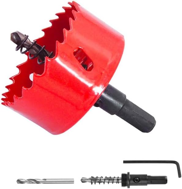 Cortador agujeros HSS 1" con broca piloto para madera plástico yeso