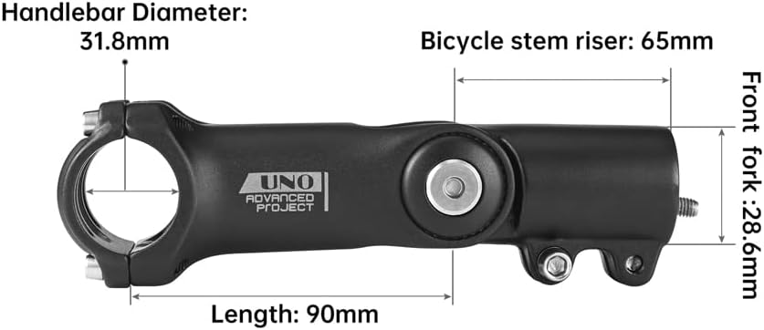 Vástago bicicleta ajustable 0-120 grados MTB carretera