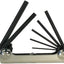 Juego 7 Pzas Llave Hexagonal Plegable 2-8mm
