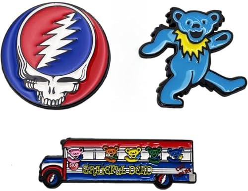 Juego imanes esmaltados Grateful Dead SYF