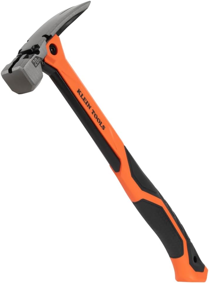 Martillo anti vibración garra recta 20oz acero forjado