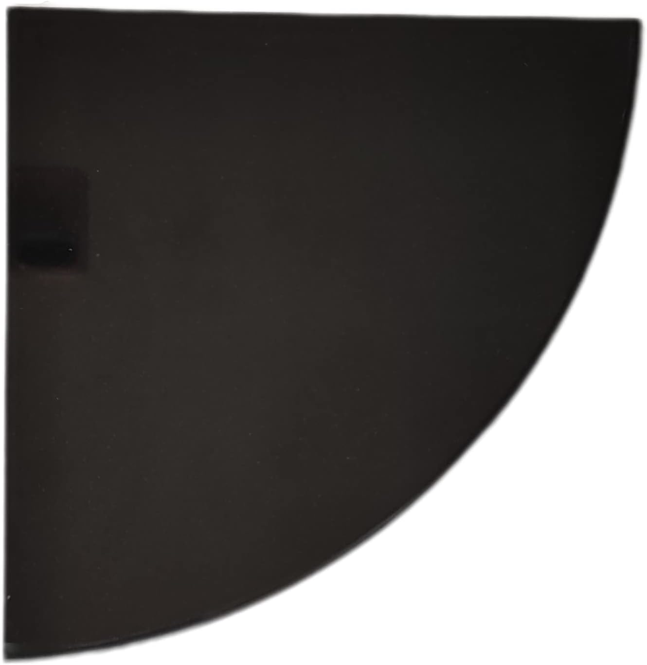 Estante esquinero mármol negro 9" para baño pared