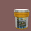Pintura satinada exterior e imprimación 5gal color cerise