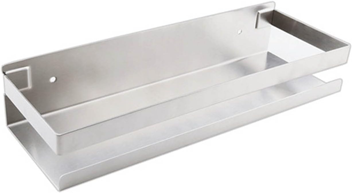 Organiz. ducha acero inox 12" pared