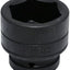 Enchufe impacto 6 puntos 2-3/4" revestimiento negro