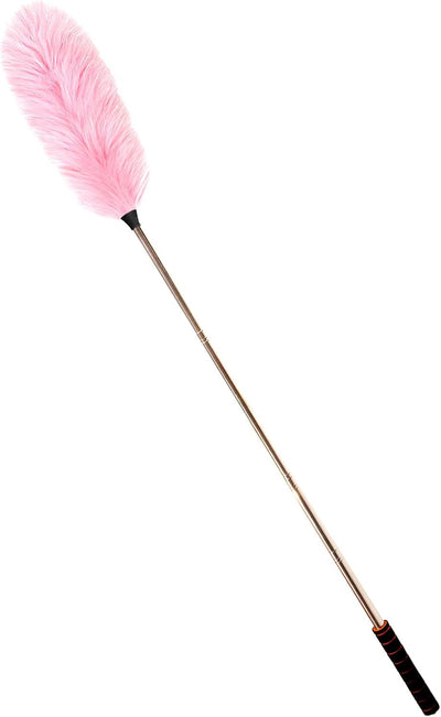 Plumero extensible lana 64pulg acero inox color rosa