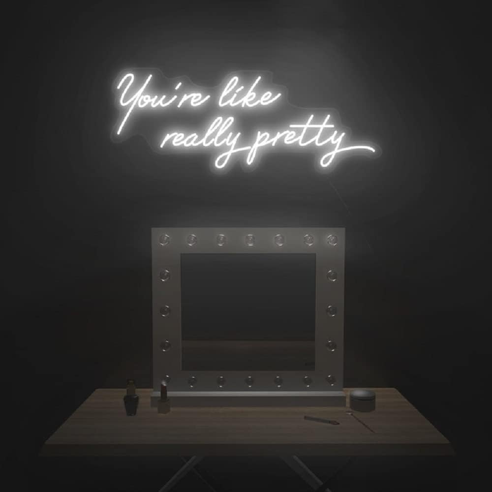 Letrero LED neón para decoración pared hogar con cadena USB