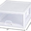 Cajón Apilable Blanco de 16 Qt para Almacenamiento en Cocina