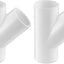 2 Pzas Accesorios PVC 2pulg Invernadero Sch40 Blanco