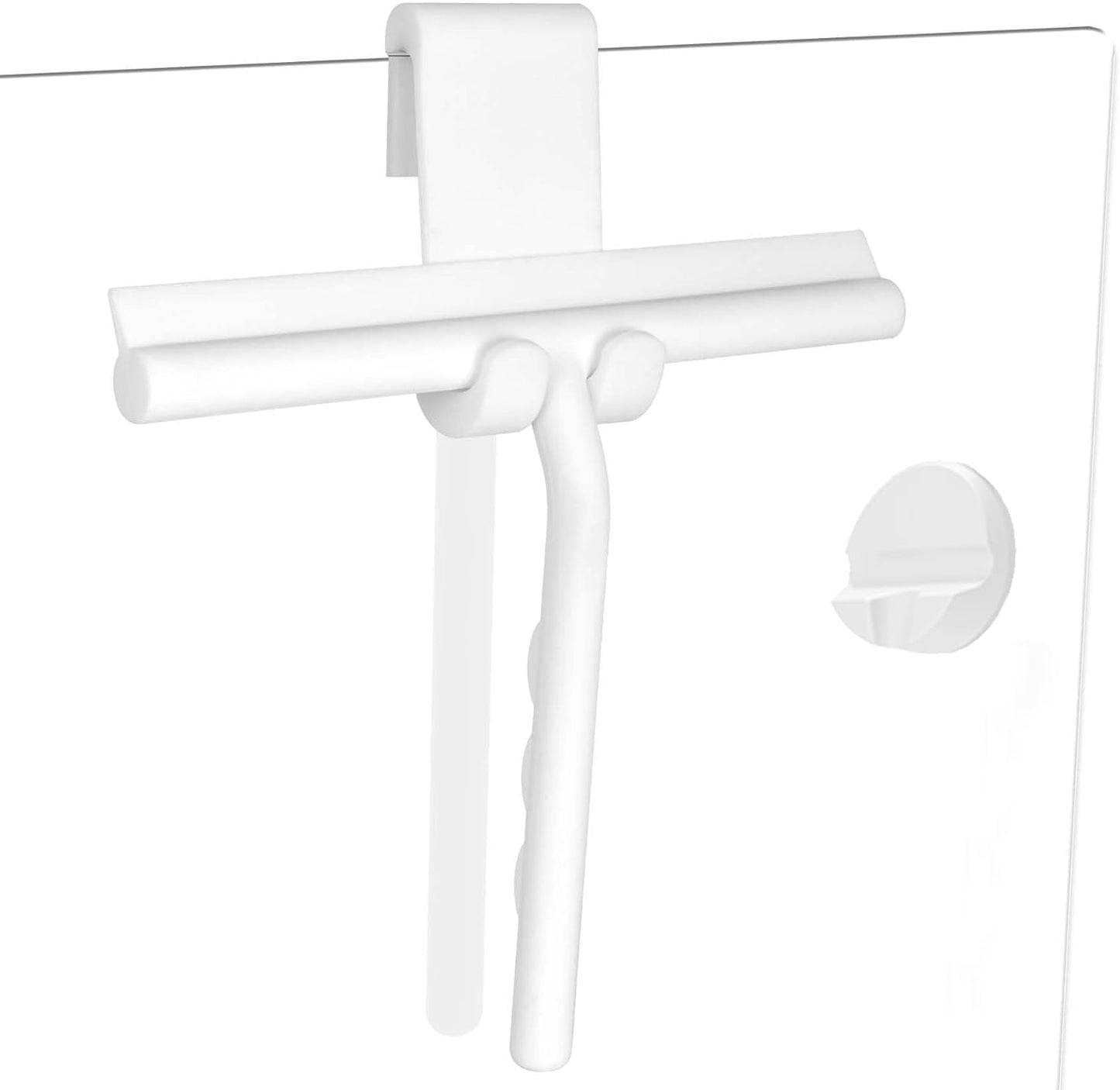 Escobilla ducha puerta vidrio silicona mango ergonómico