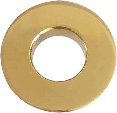 Cubierta desbordamiento fregadero baño dorada paquete 2