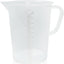 Jarra medición plástico 67.6oz 2L con mango boquilla