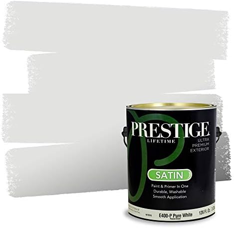Pintura 2en1 exterior satinado 1gal comp Valspar Silver Dust