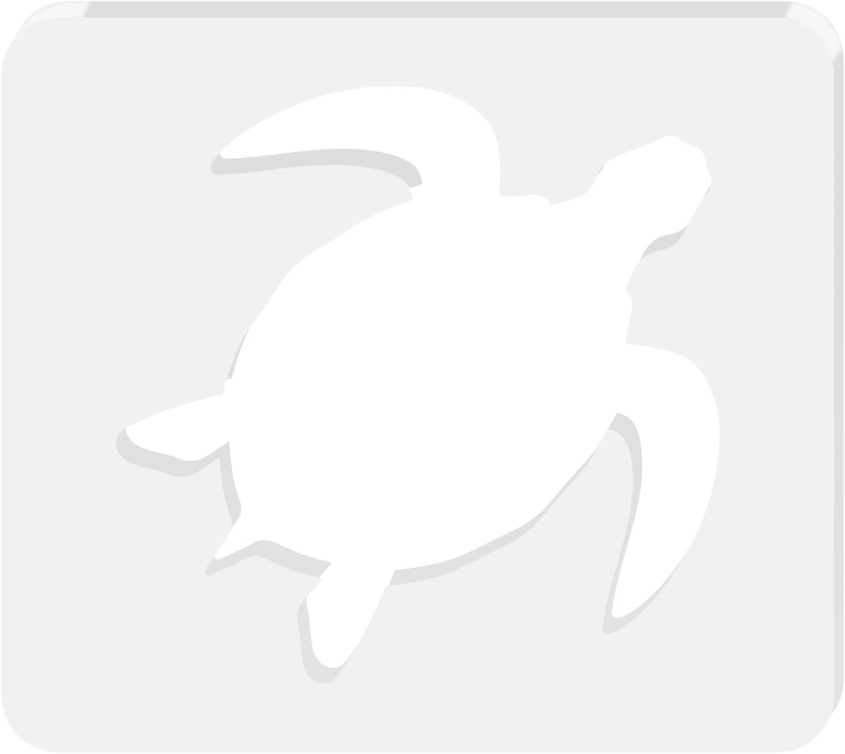 Plantilla enrutador acrílico tortuga marina carpintería