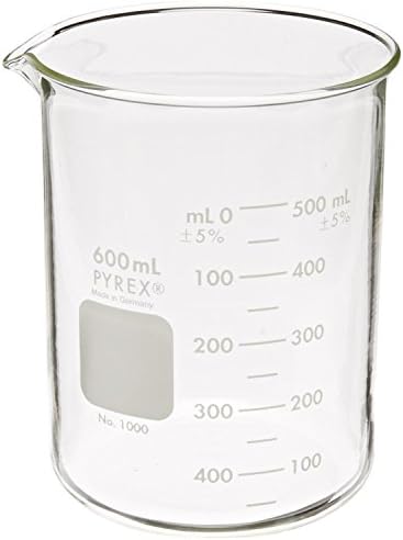 Vaso precipitados graduado 20.3oz 6 Pzas