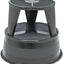 Taburete acero 2 pasos 300lb color negro