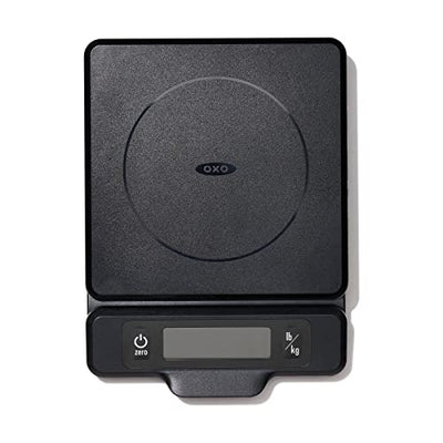 Báscula cocina 5lb pantalla extraíble negro