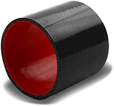 Manguera silicona turbo intercooler 2.5pulg negro rojo