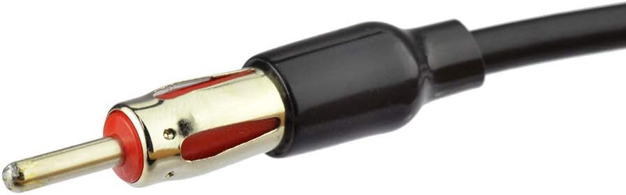 Adaptador antena radio coche ISO a DIN 8pulg VW Audi