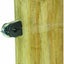 Grapa poste madera cable aislante abrazadera negro