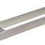 Puerta entrada metal corrediza inox con manija