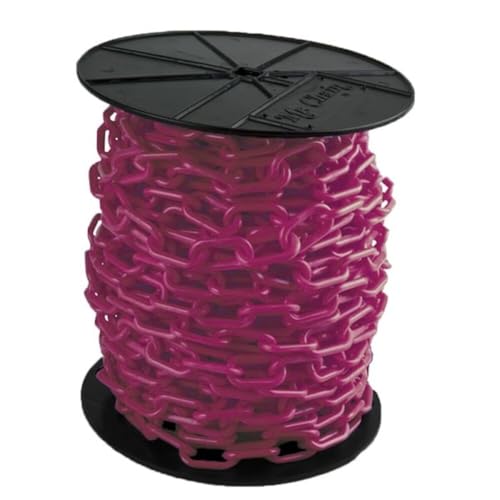 Carrete cadena plástica magenta 2" 125 ft