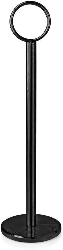 Soporte tarjetas mesa 1-25 set 12 8pulg negro