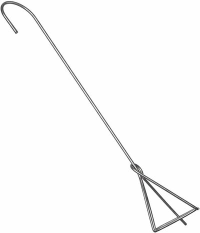 Colgador maceta acero galvanizado 12" set 5