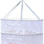 Red secado plegable con cremallera doble capa blanco