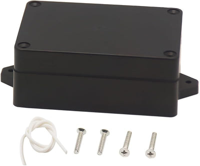 Caja conexión plástico ABS IP65 universal negro 3.94x2.68x1.57pulg