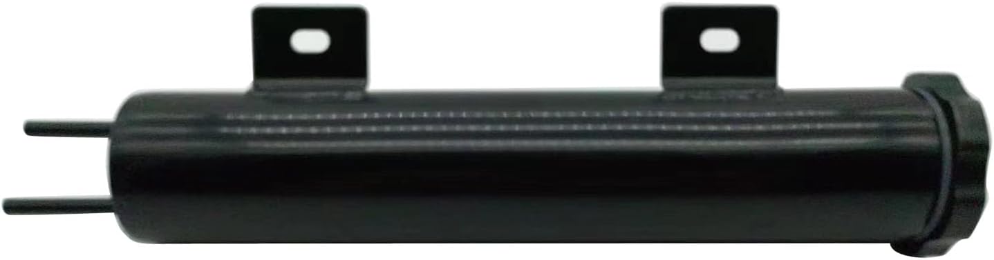 Tanque desbordamiento negro 14oz acero inox 2x10pulg universal
