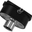 Kit cubierta válvula PCV ovalada aluminio negro con ojales