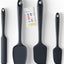 Set 4 Espátulas Silicona Resistente 600°F Sin Costuras
