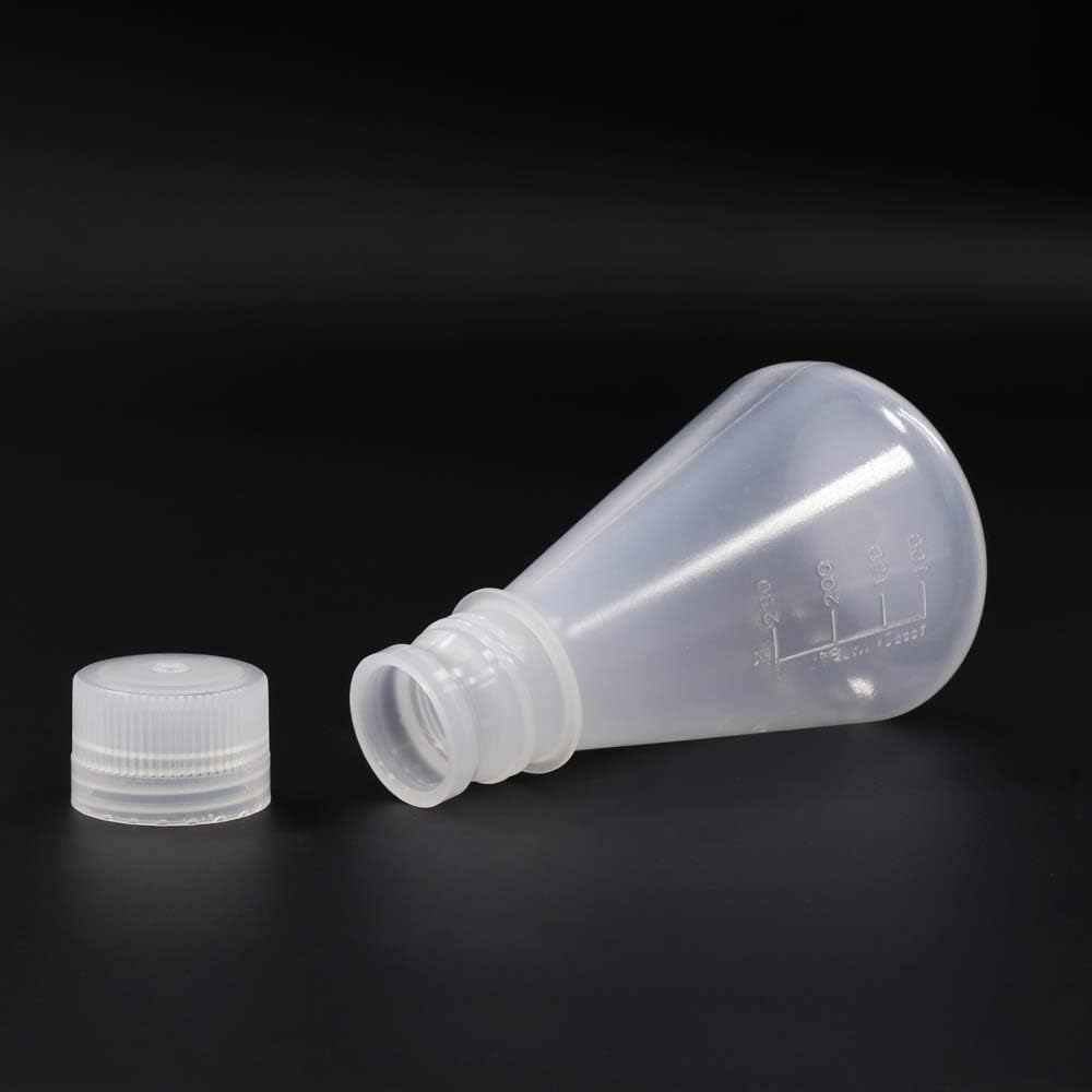 Herraje Erlenmeyer cónico 8.5oz con tapa rosca pack 2