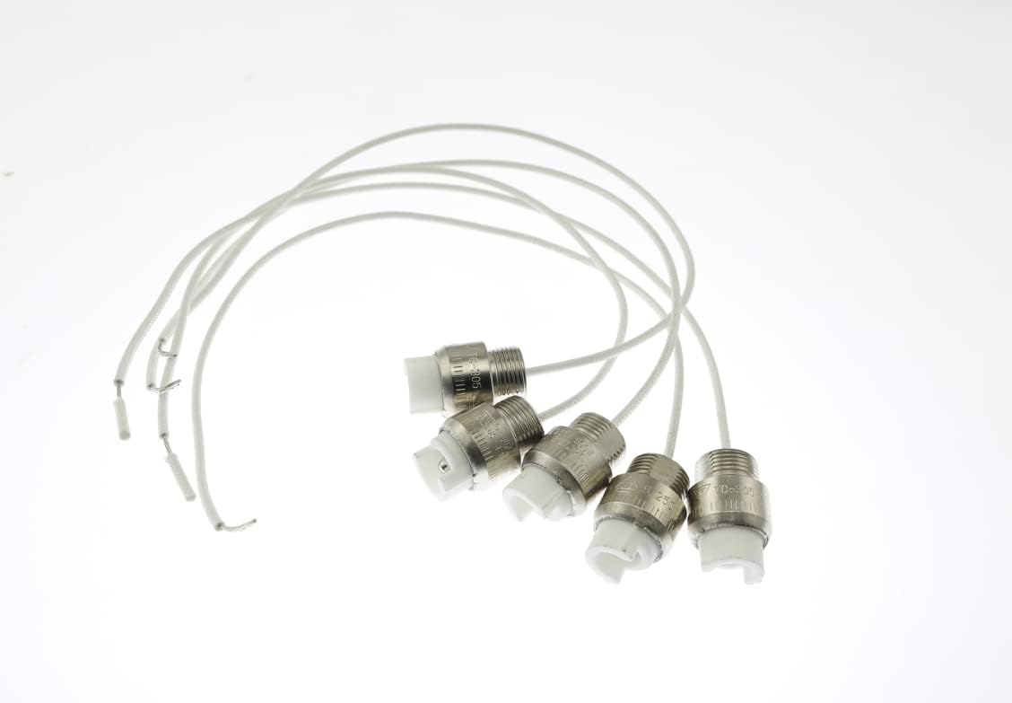 5 Pzas Soporte Lámpara R7S Cerámica Conector Metal