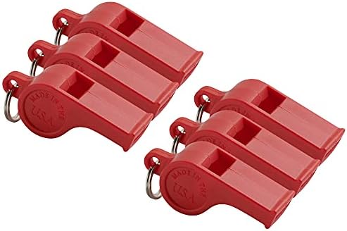Silbatos deportivos duraderos para entrenador paquete 6
