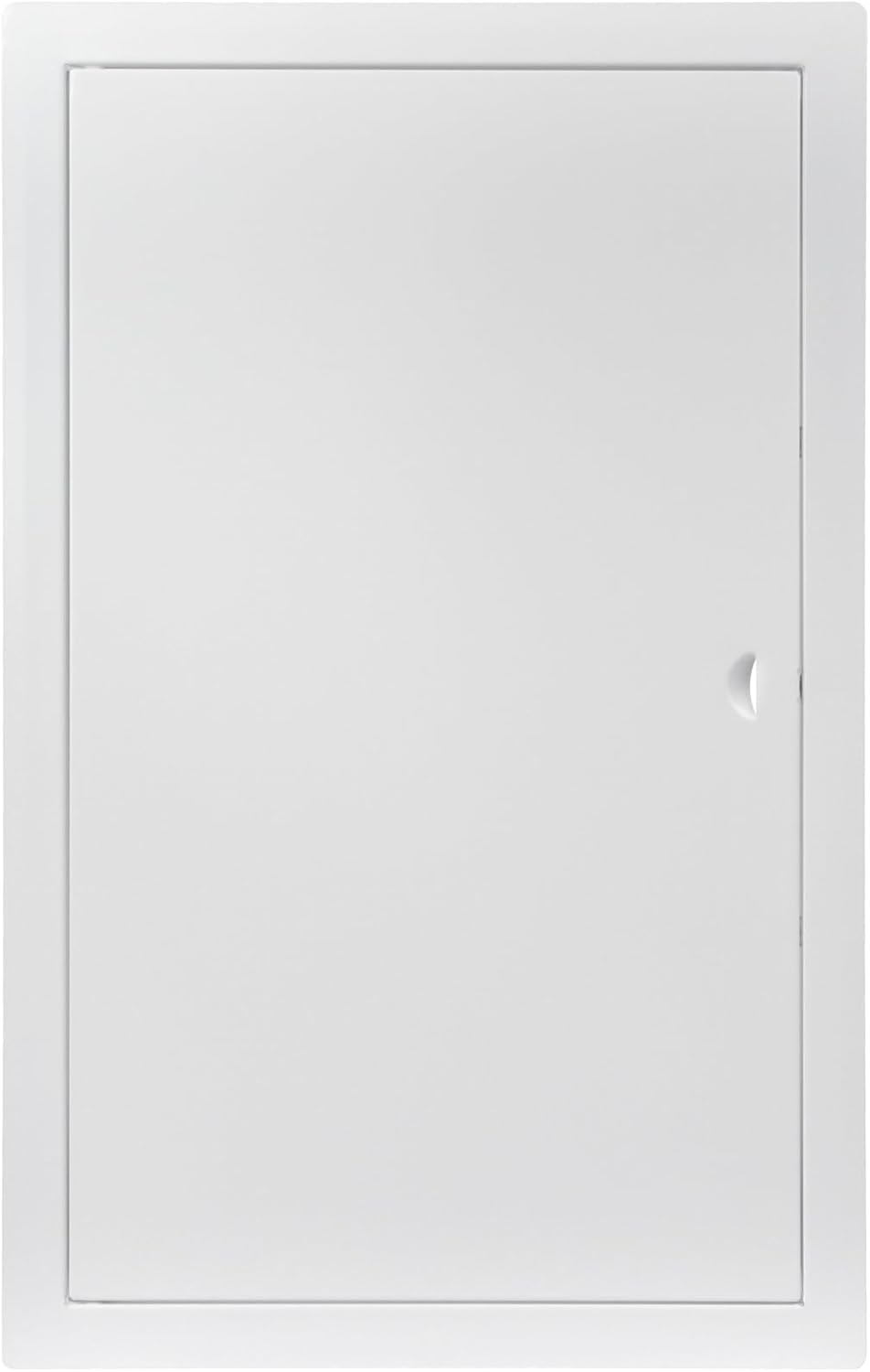 Puerta acceso 12x20pulg metal blanco para fontanería HVAC