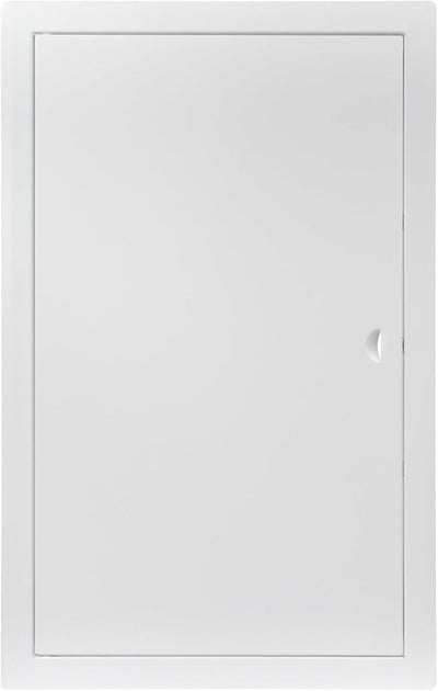 Puerta acceso 12x20pulg metal blanco para fontanería HVAC
