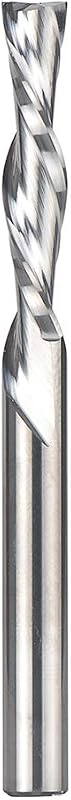 Brocas enrutador espiral corte abajo 1/4pulg HRC55