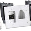 Kit alimentación empotrable 45-0023-WH gestión cables