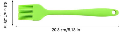 Cepillo silicona para barbacoa cocina hornear 3unid rojo