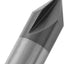 Fresa carburo 1/2 60 grados ranura V 4 flautas acero aleado