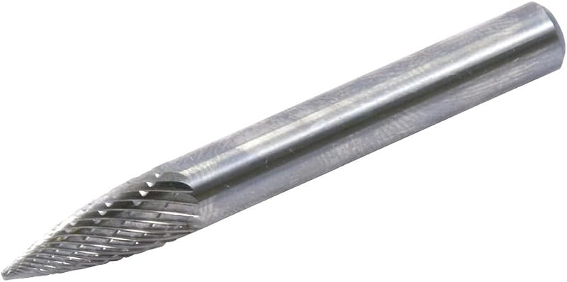 Fresa carburo tungsteno vástago 1/4pulg gris oscuro