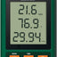 Registrador barométrico con pantalla LCD y grabación SD