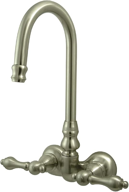 Llenador bañera vintage níquel cepillado