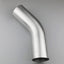 Codo intercooler aluminio 2.25" 45 grados cepillado