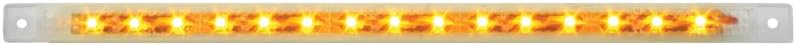 Barra luz ultrafina 12pulg 15LED lente transparente